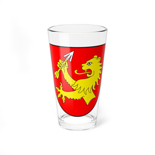 Urmein wappen (Switzerland) (Coat of Arms) Pint Glass 16oz