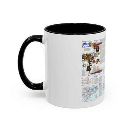 Canada - Atlantic 2 (1993) (Map) Accent Coffee Mug