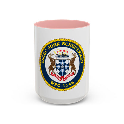 UUSCGC John Scheuerman WPC 1146 (U.S. Coast Guard) Accent Coffee Mug