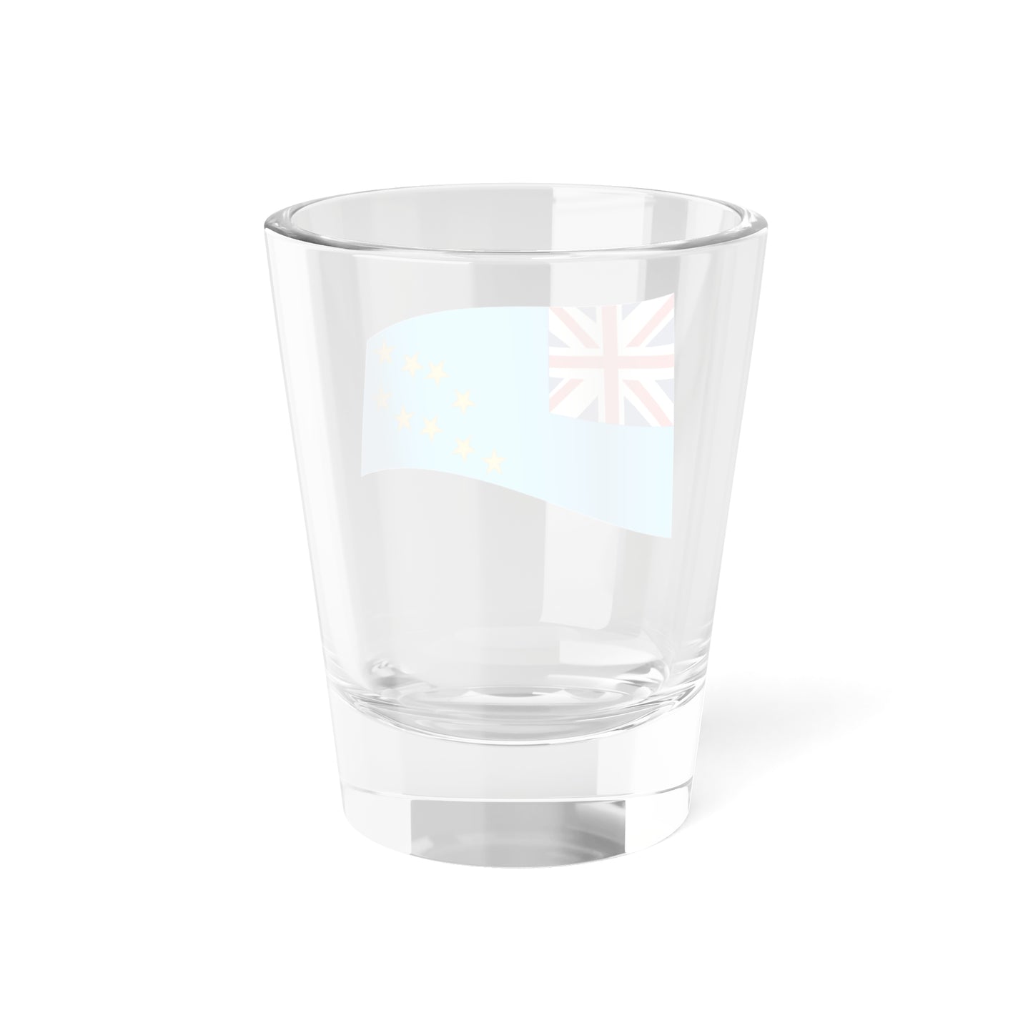 Tuvalu Flag - iconic waving (Tuvalu) Shot Glass 1.5oz