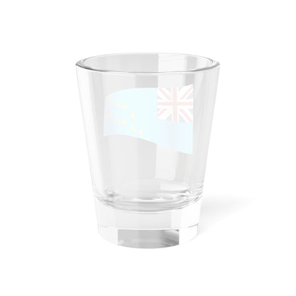 Tuvalu Flag - iconic waving (Tuvalu) Shot Glass 1.5oz