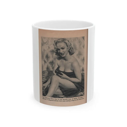 Norma Sykes #178 - Scamp Mag. Sept. '58 - 1 Small B&W Photo (Vintage Female Icon) White Coffee Mug-11oz-Go Mug Yourself