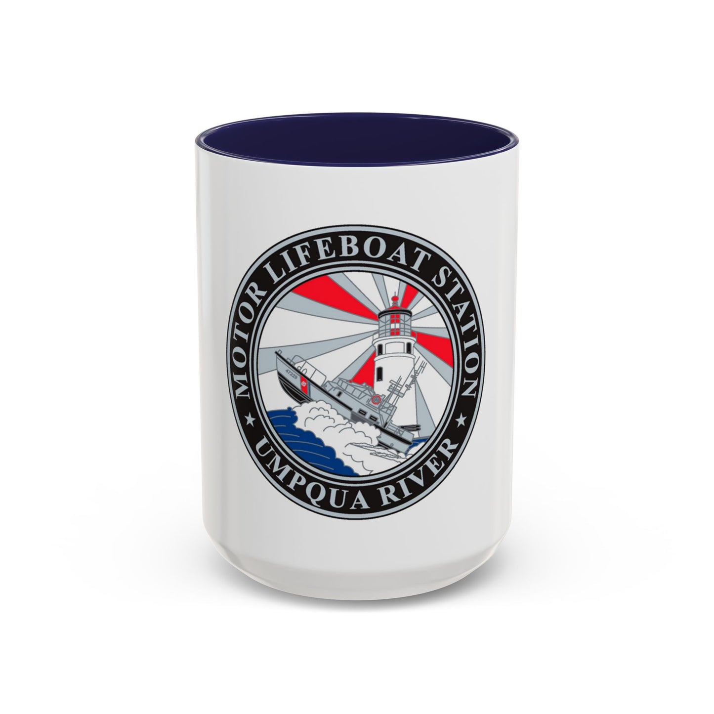MLSTA Umpqua River (U.S. Coast Guard) Accent Coffee Mug