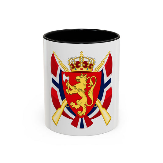 Coat of arms of the National Rifle Association of Norway - Accent Coffee Mug