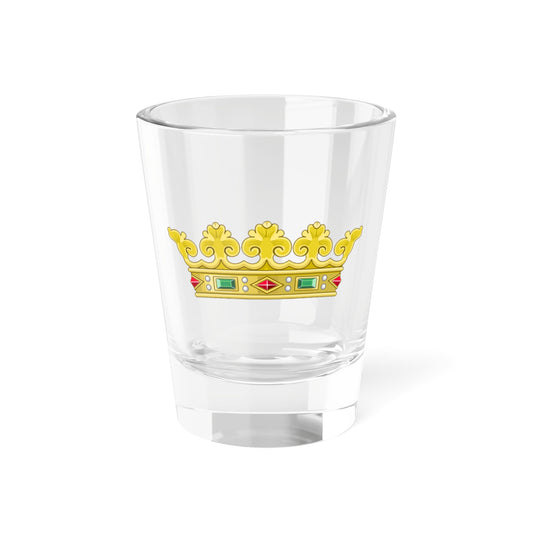 Heraldic Royal Crown of Portugal - Opened (Portugal) (Coat of Arms) Shot Glass 1.5oz