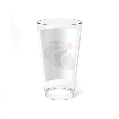 Flag of Shibetsu Hokkaido (Japan) Pint Glass 16oz