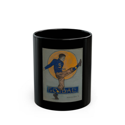 Football, 1910 - Black Coffee Mug
