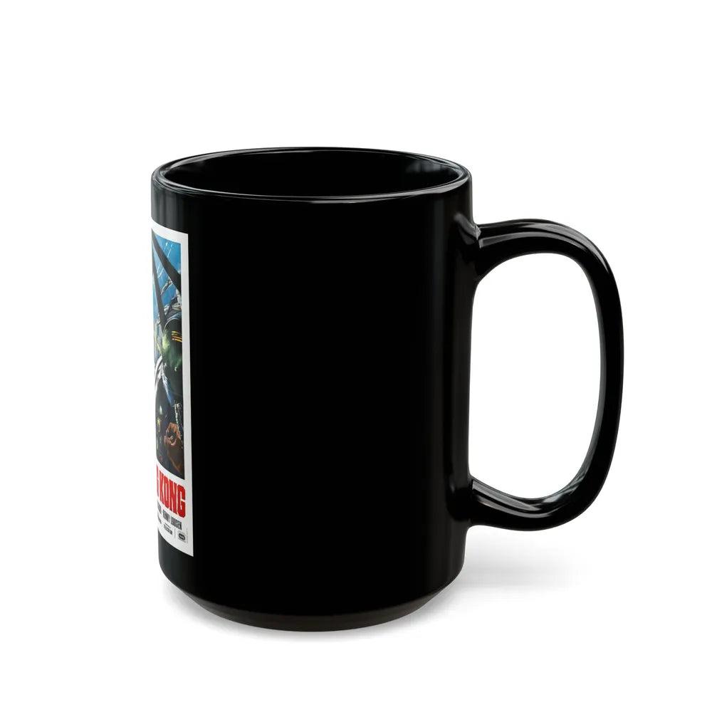 DESTROY ALL MONSTERS (3) GODZILLA 1968 Movie Poster - Black Coffee Mug-Go Mug Yourself