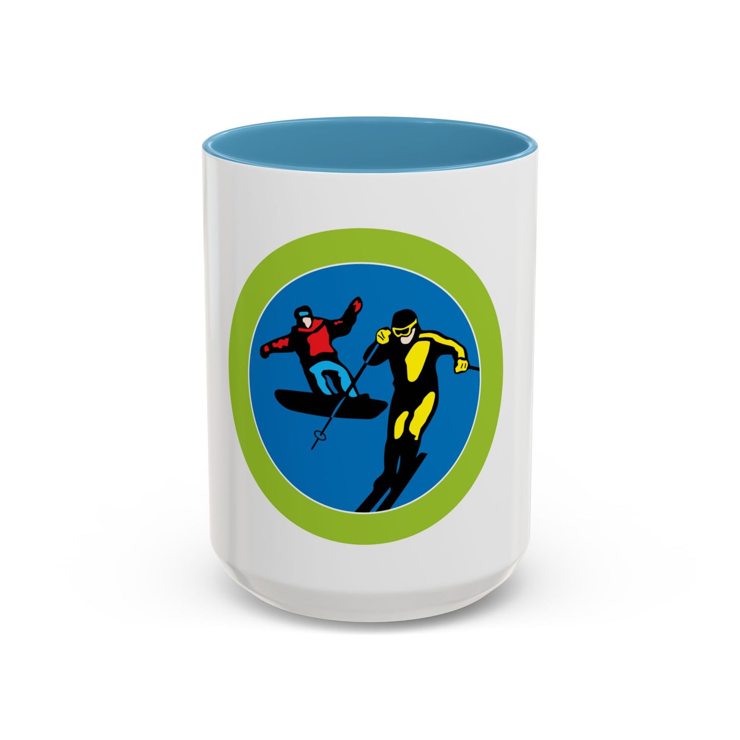 Snow Sports (Boy Scout Merit Badge) Accent Coffee Mug