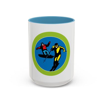 Snow Sports (Boy Scout Merit Badge) Accent Coffee Mug