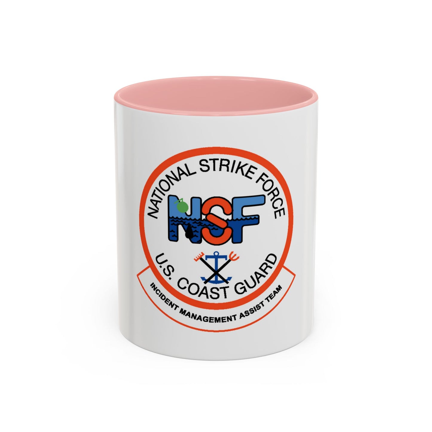 USCG NSF Incident Management Assist Team (U.S. Coast Guard) Accent Coffee Mug