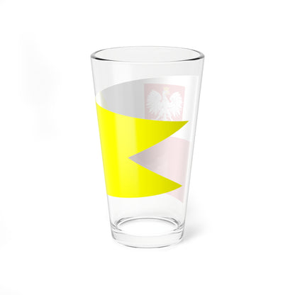 POL dowodca obrony wybrzeza rank flag (Poland) Pint Glass 16oz