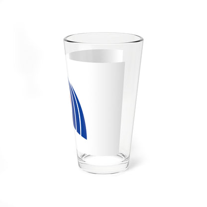 Flag of Mukawa Hokkaido (Japan) Pint Glass 16oz
