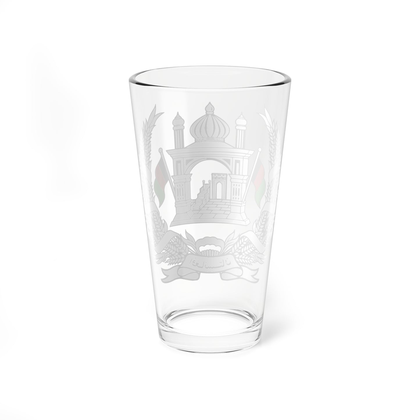 Emblem of Afghanistan 1973-1974 (Afghanistan) (Coat of Arms) Pint Glass 16oz