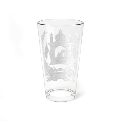 Emblem of Afghanistan 1973-1974 (Afghanistan) (Coat of Arms) Pint Glass 16oz