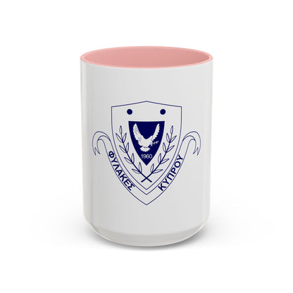 Cyprus Prisons Department - Accent Coffee Mug