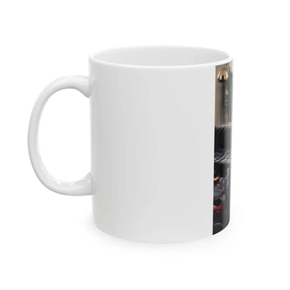 Ola Ray #52 (Vintage Female Icon) White Coffee Mug-Go Mug Yourself