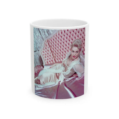 Kim Novak #257 (Vintage Female Icon) White Coffee Mug-11oz-Go Mug Yourself