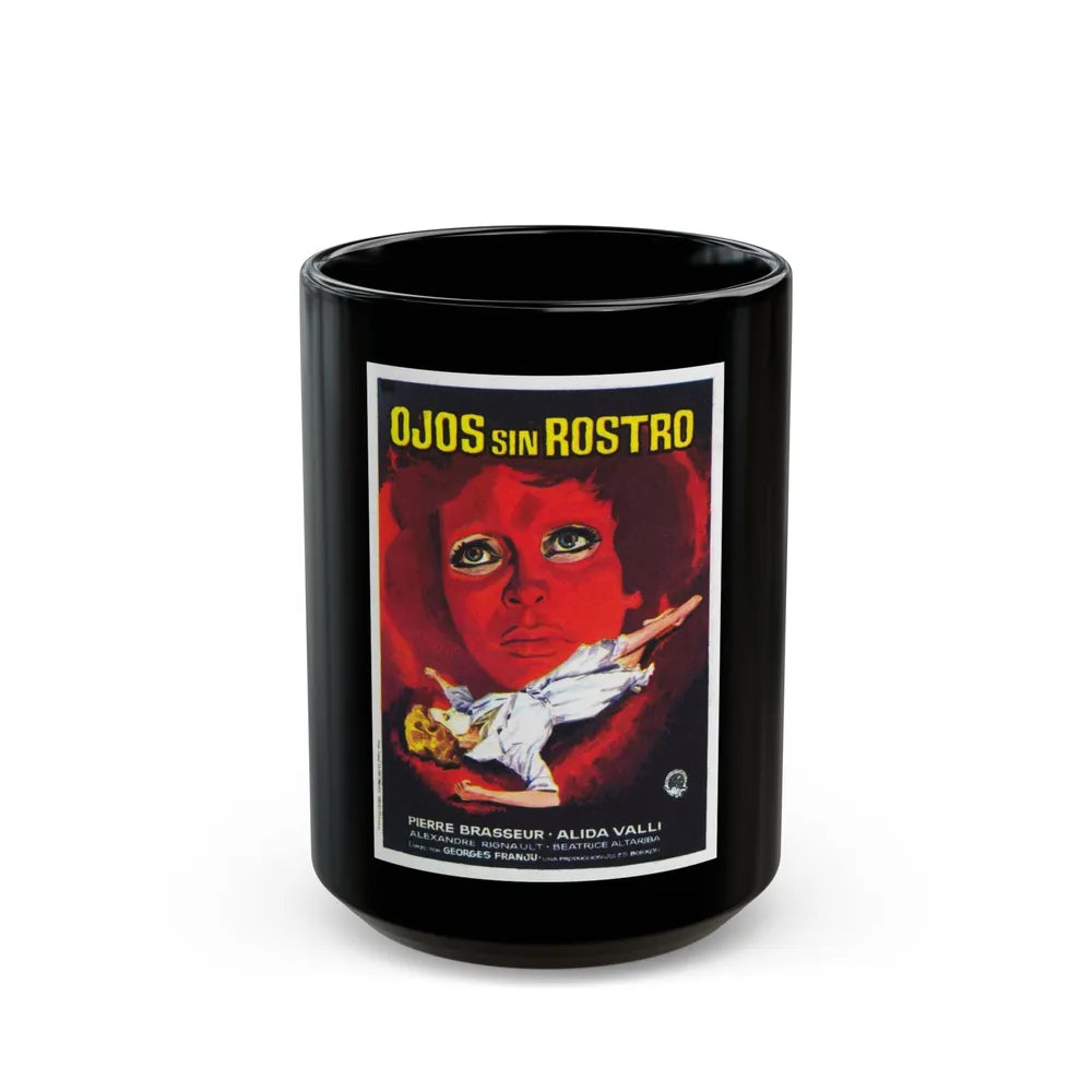 EYES WITHOUT A FACE (3) 1960 Movie Poster - Black Coffee Mug-15oz-Go Mug Yourself