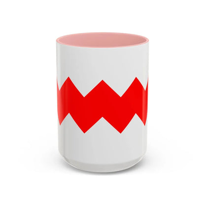 Flag of Gudja Malta - Accent Coffee Mug-15oz-Pink-Go Mug Yourself