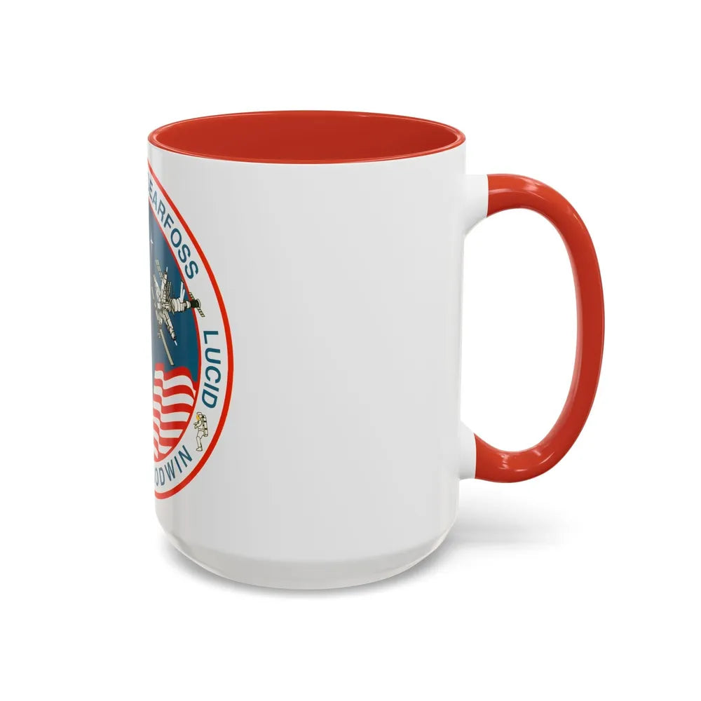 STS 76 (NASA) Accent Coffee Mug-Go Mug Yourself