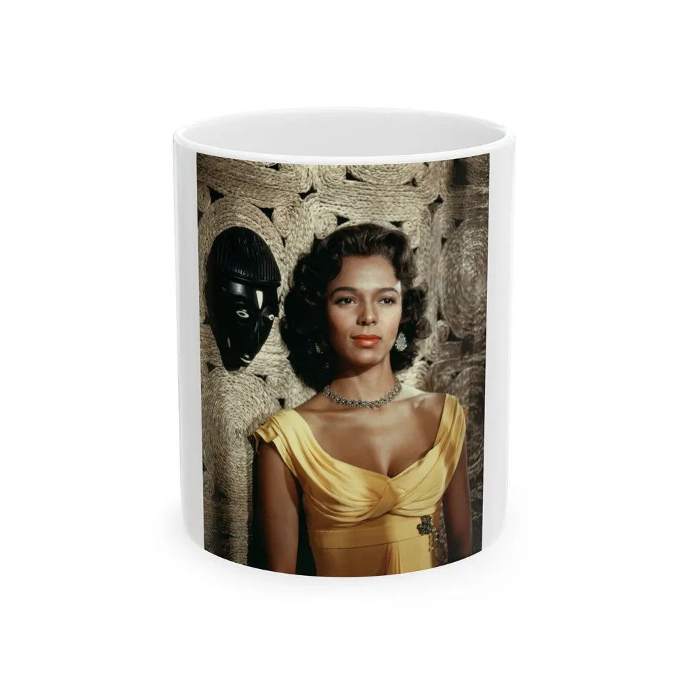 Dorothy Dandridge #03 1 (Vintage Female Icon) White Coffee Mug-11oz-Go Mug Yourself