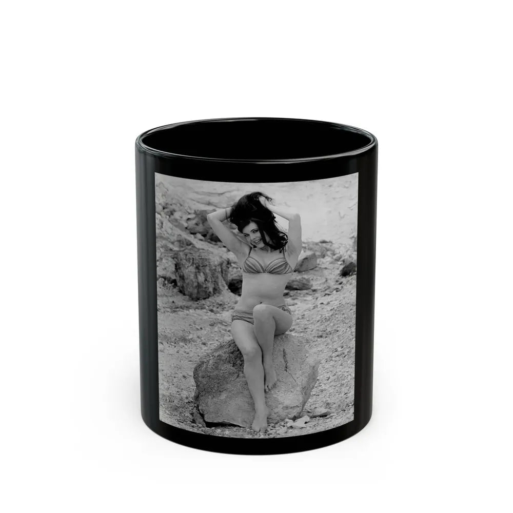 Gila Golan #142 (Vintage Female Icon) Black Coffee Mug-11oz-Go Mug Yourself