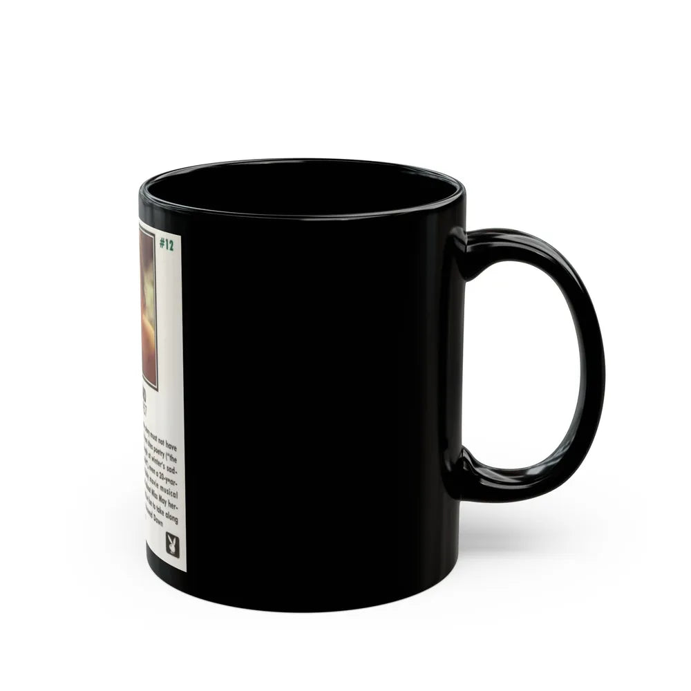 Dawn Richard #110 - Dawn on 2.5x3.5 Playboy Collector Card (Vintage Female Icon) Black Coffee Mug-Go Mug Yourself