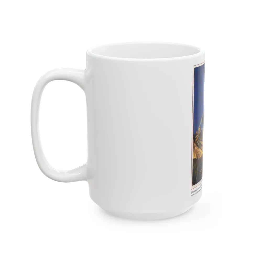 Soviet Era Poster 586 - White Coffee Mug-Go Mug Yourself