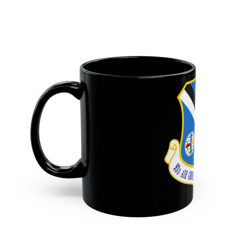 93d Air Ground Operations Wing Emblem (U.S. Air Force) Black Coffee Mug-Go Mug Yourself