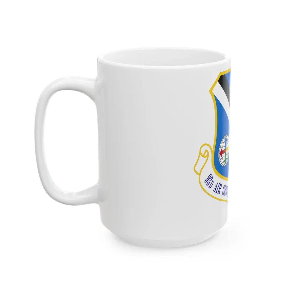 93d Air Ground Operations Wing Emblem (U.S. Air Force) White Coffee Mug-Go Mug Yourself