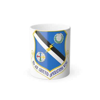93d Air Ground Operations Wing Emblem (U.S. Air Force) Color Changing Mug 11oz - Go Mug Yourself
