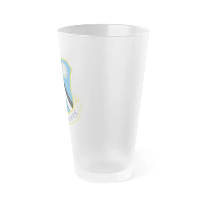 93d Air Ground Operations Wing Emblem (U.S. Air Force) Frosted Pint Glass 16oz - Go Mug Yourself