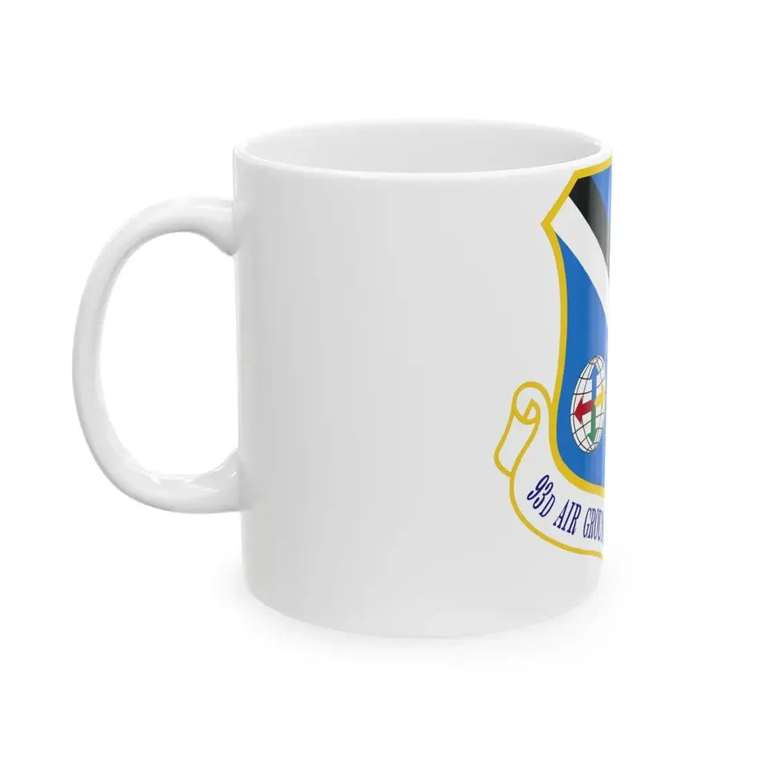 93d Air Ground Operations Wing Emblem (U.S. Air Force) White Coffee Mug - Go Mug Yourself