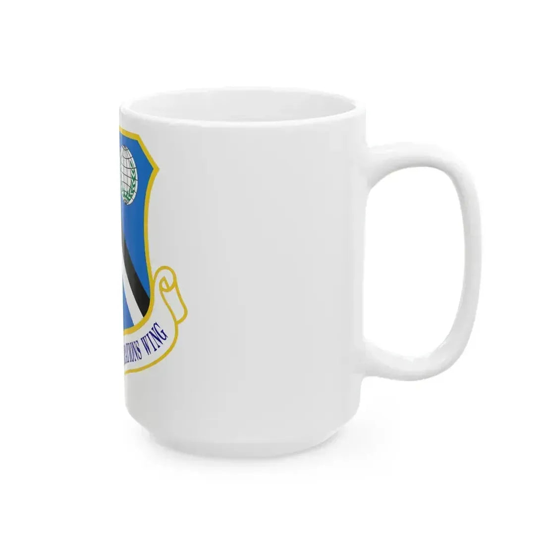 93d Air Ground Operations Wing Emblem (U.S. Air Force) White Coffee Mug - Go Mug Yourself