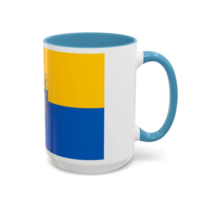 Flag of Aachen Germany - Accent Coffee Mug-Go Mug Yourself