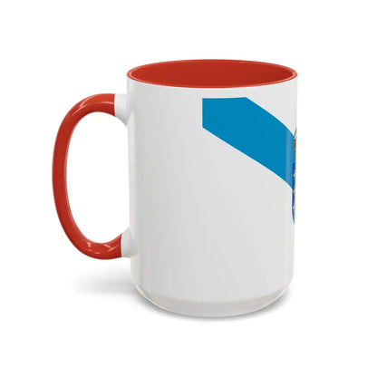 Flag of Galicia Spain - Accent Coffee Mug-Go Mug Yourself