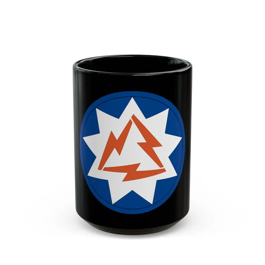 93rd Signal Brigade 2 (U.S. Army) Black Coffee Mug-15oz-Go Mug Yourself