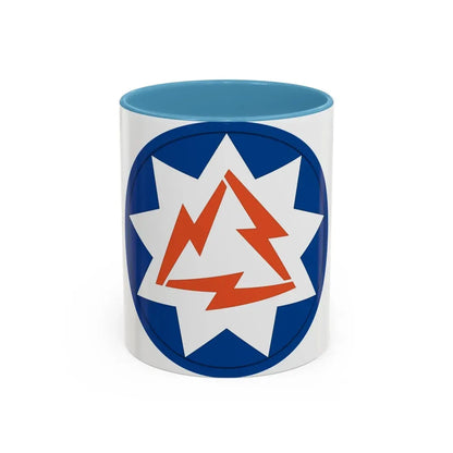 93rd Signal Brigade 2 (U.S. Army) Accent Coffee Mug 11oz Light Blue - Go Mug Yourself
