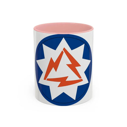93rd Signal Brigade 2 (U.S. Army) Accent Coffee Mug 11oz Pink - Go Mug Yourself