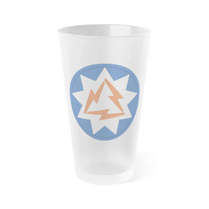 93rd Signal Brigade 2 (U.S. Army) Frosted Pint Glass 16oz Default Title - Go Mug Yourself