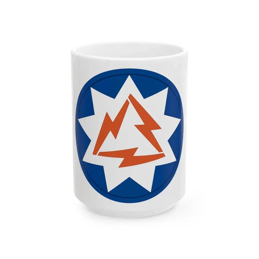 93rd Signal Brigade 2 (U.S. Army) White Coffee Mug 15oz - Go Mug Yourself