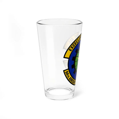 94 Aircraft Maintenance Squadron AFRC (U.S. Air Force) Pint Glass 16oz-Go Mug Yourself