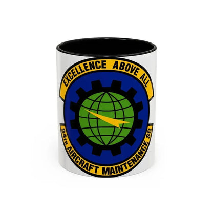 94 Aircraft Maintenance Squadron AFRC (U.S. Air Force) Accent Coffee Mug 11oz Black - Go Mug Yourself