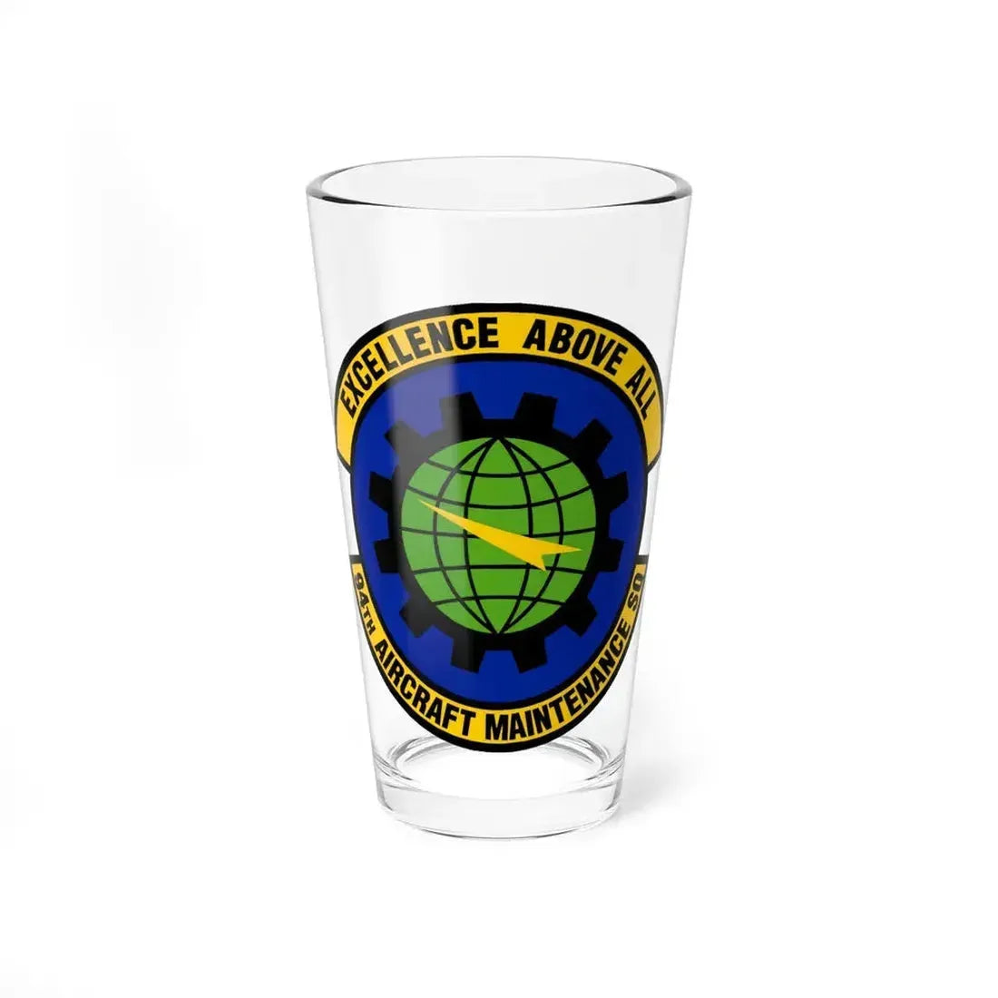 94 Aircraft Maintenance Squadron AFRC (U.S. Air Force) Pint Glass 16oz 16oz - Go Mug Yourself