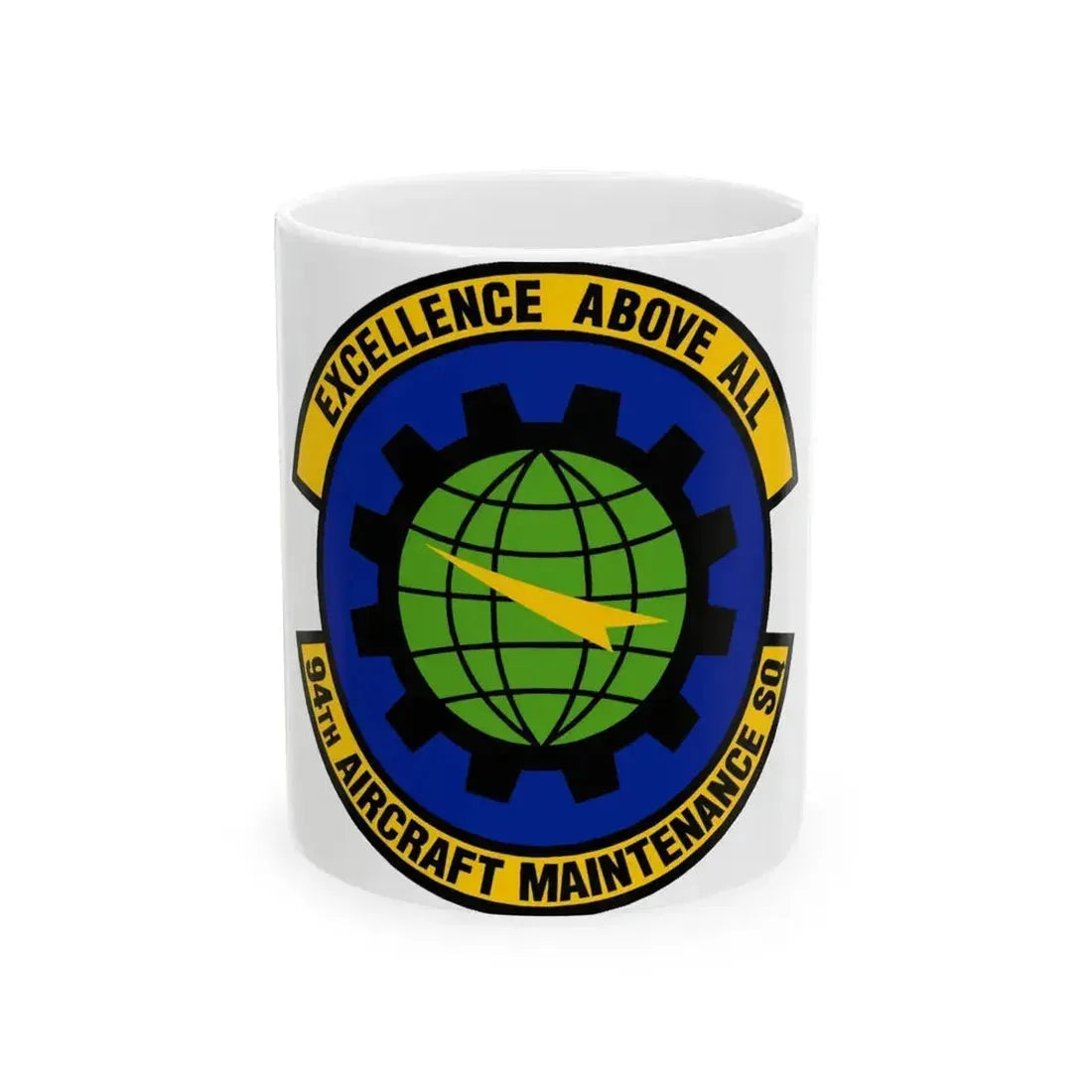 94 Aircraft Maintenance Squadron AFRC (U.S. Air Force) White Coffee Mug 11oz - Go Mug Yourself
