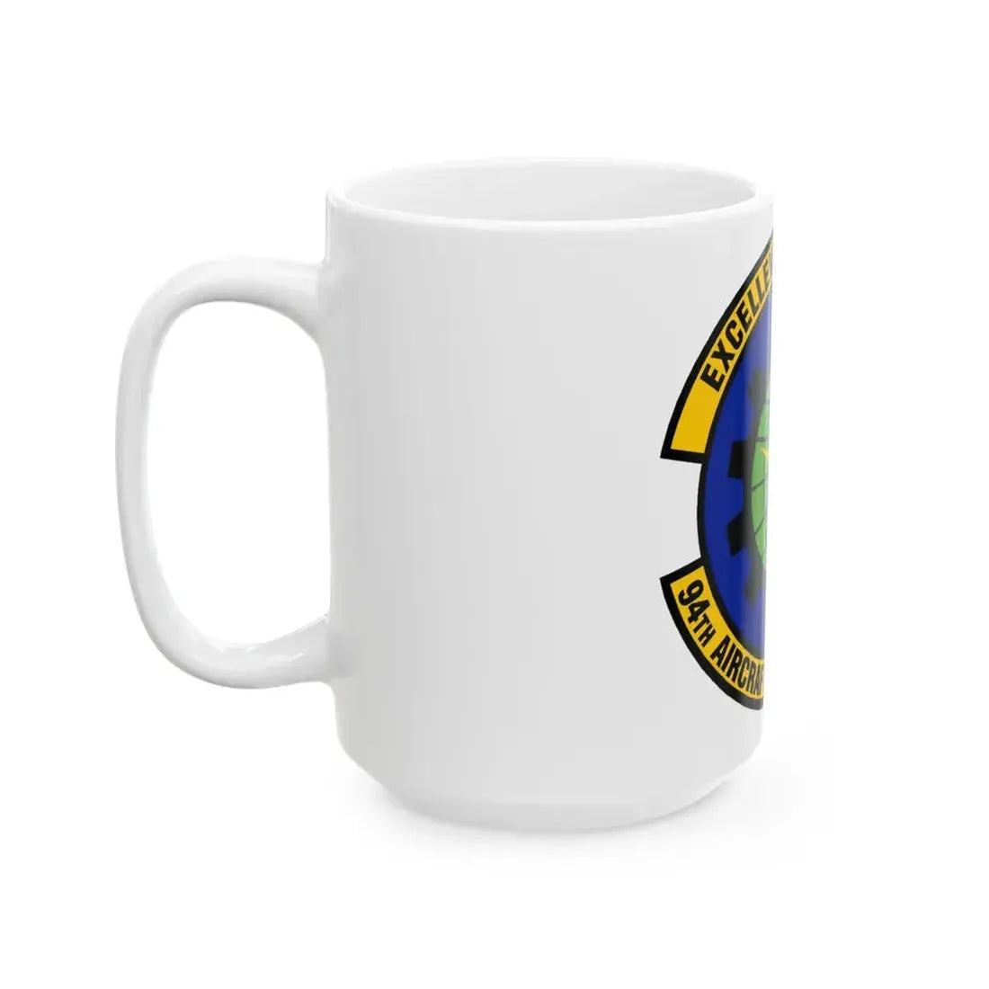 94 Aircraft Maintenance Squadron AFRC (U.S. Air Force) White Coffee Mug - Go Mug Yourself