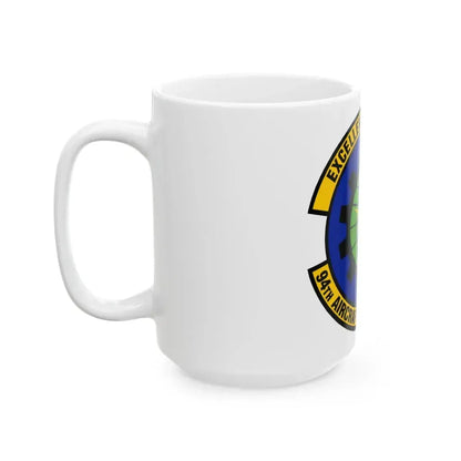 94 Aircraft Maintenance Squadron AFRC (U.S. Air Force) White Coffee Mug - Go Mug Yourself