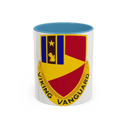 94 Cavalry Regiment (U.S. Army) Accent Coffee Mug-11oz-Light Blue-Go Mug Yourself