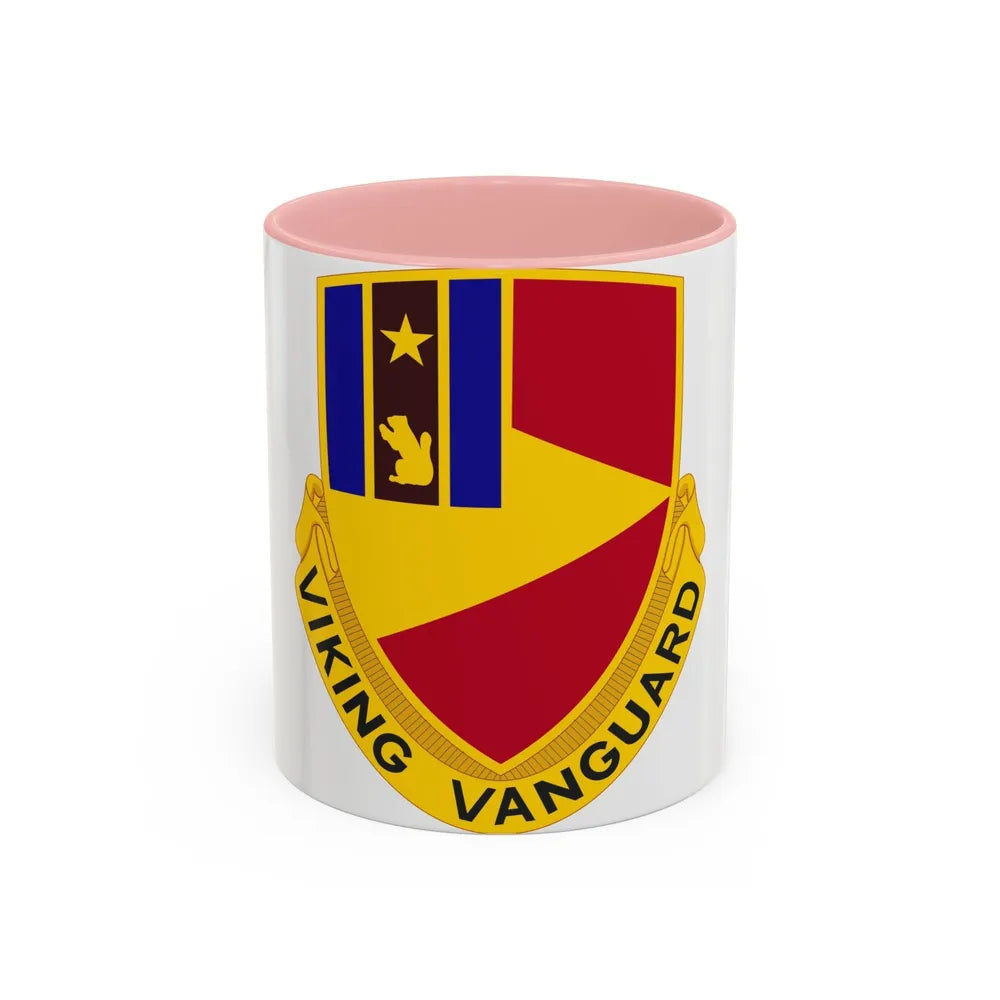 94 Cavalry Regiment (U.S. Army) Accent Coffee Mug-11oz-Pink-Go Mug Yourself